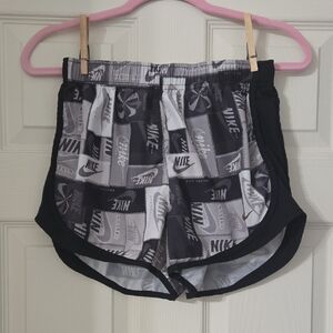 Nike Women's Black and Gray Shorts